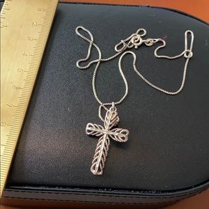 Sterling Silver Cross Necklace
